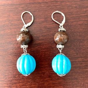 Dangling Beaded Earrings